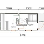 bania brusovay 6х2,3 s terrasoy planirovka